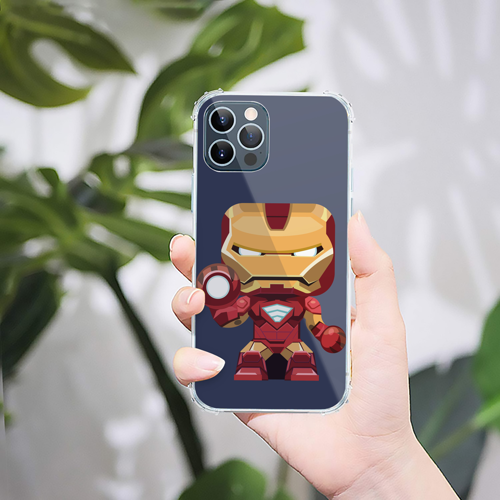 （画像用） アベンジャーズ The Avengers 【iPhone 12シリーズ対応】透明スマホケース（クリアソフトケース）